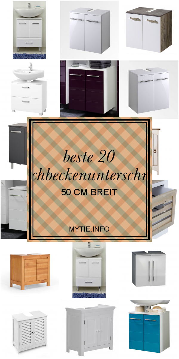 Beste 20 Waschbeckenunterschrank 50 Cm Breit